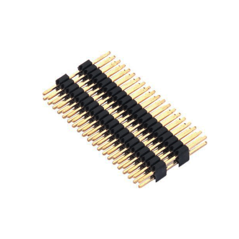 1.27mm Pin Header H=2.5mm Dual Row Stack plasctic Straight Type