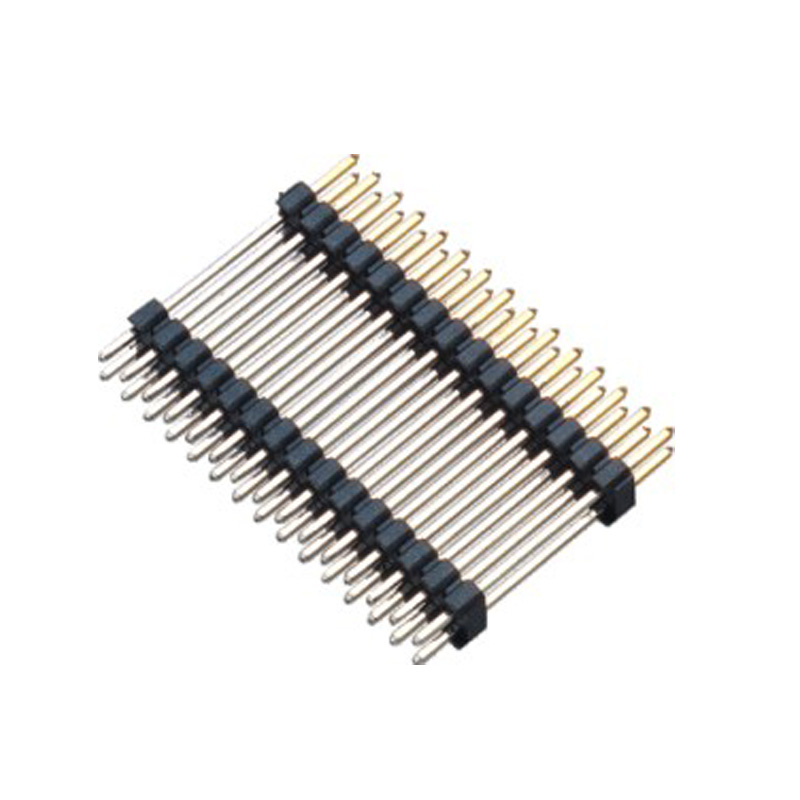 2.0mm Pin Header H=2.0 Double Row Stack Plastic Straight Type