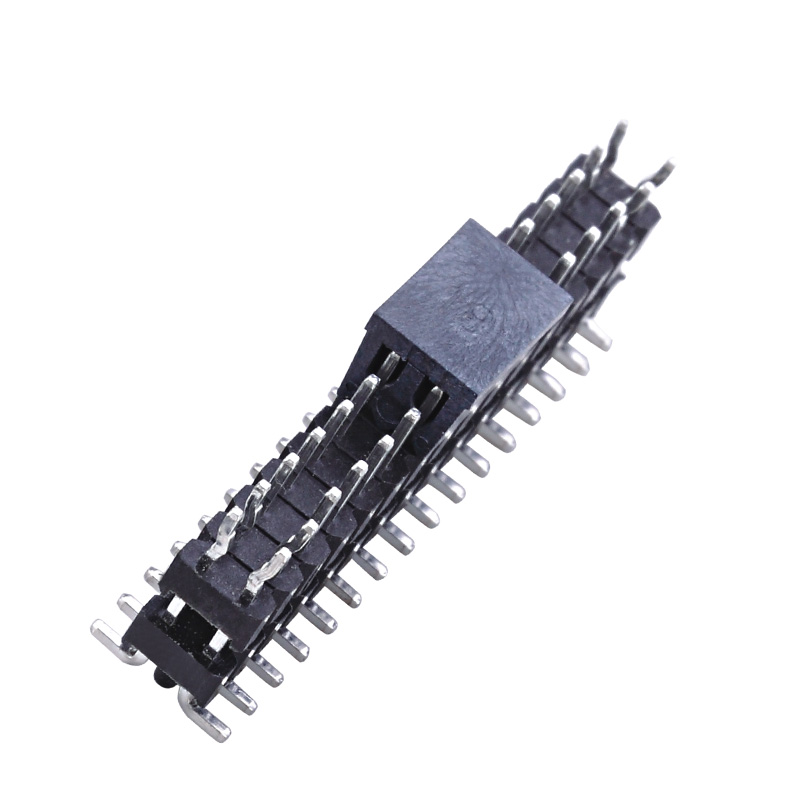 2.0mm Pin Header H=2.0 Double Row Stack Plastic SMT Type