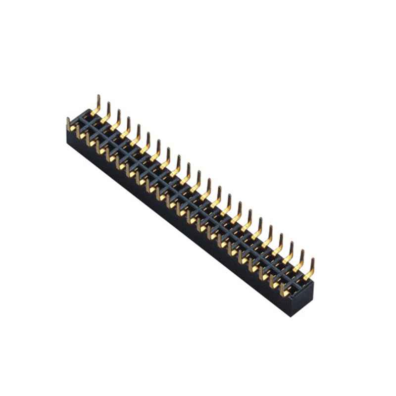 2.0mm Female Header H=4.3 Double Row Centipede Foot Type