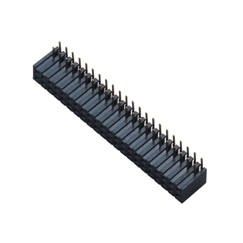 2.0mm Female Header H=7.2 Double Row Right Angle Type