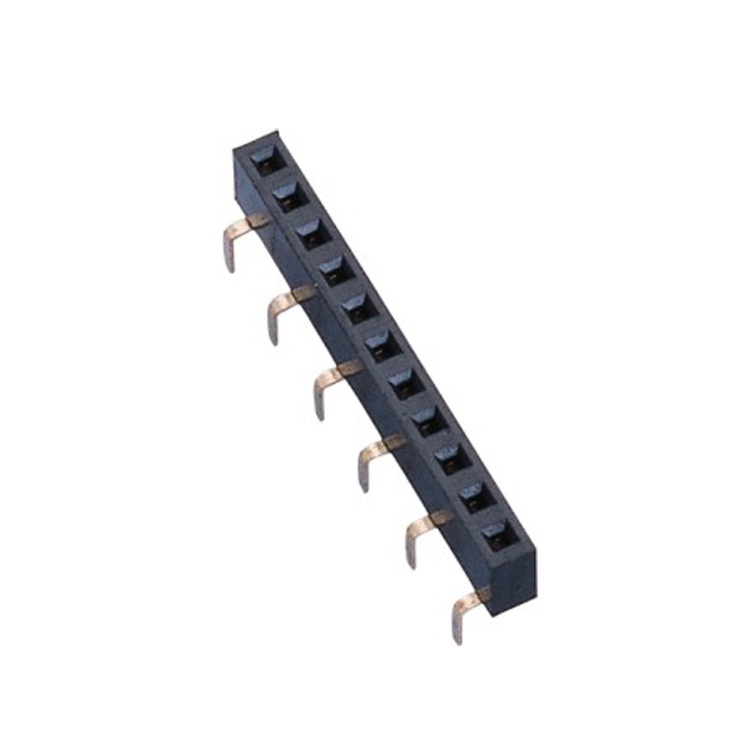 2.54mm Female Header H=5.0 Single Row  Centipede Foot Type