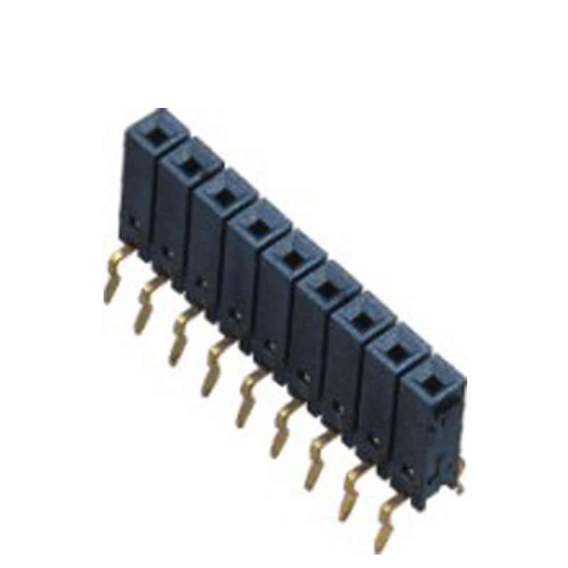 2.54mm  Female Header H=8.5 Single Row  Centipede Foot Type