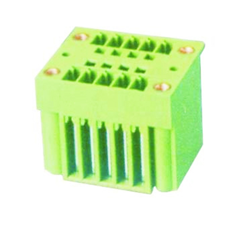 3.50mm Pluggable Terminal Blocks Male Dual Row Straight Type With Flange