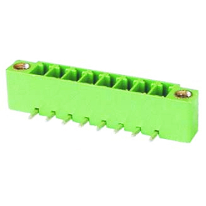 3.50mm Pluggable Terminal Blocks Male Right Angle Type With Flange