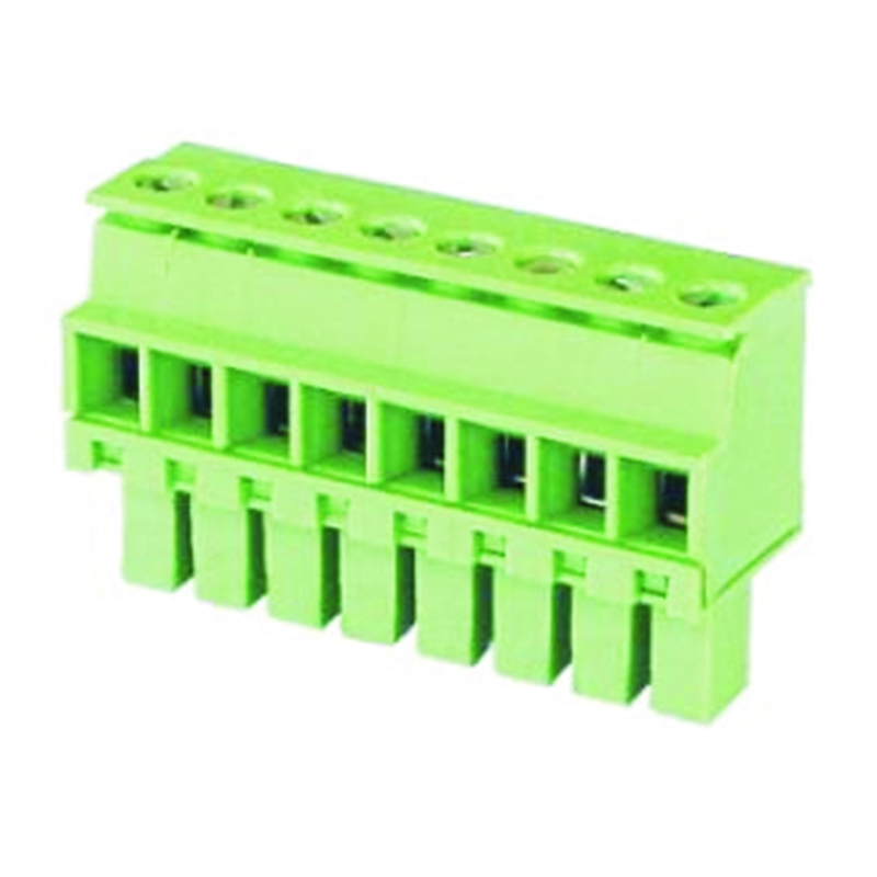 3.50mm Pluggable Terminal Blocks Female Horizontal Type Opposite Without Ear