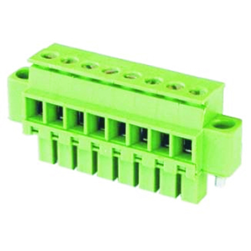 3.50mm Pluggable Terminal Blocks Female Horizontal Type Opposite With Ear