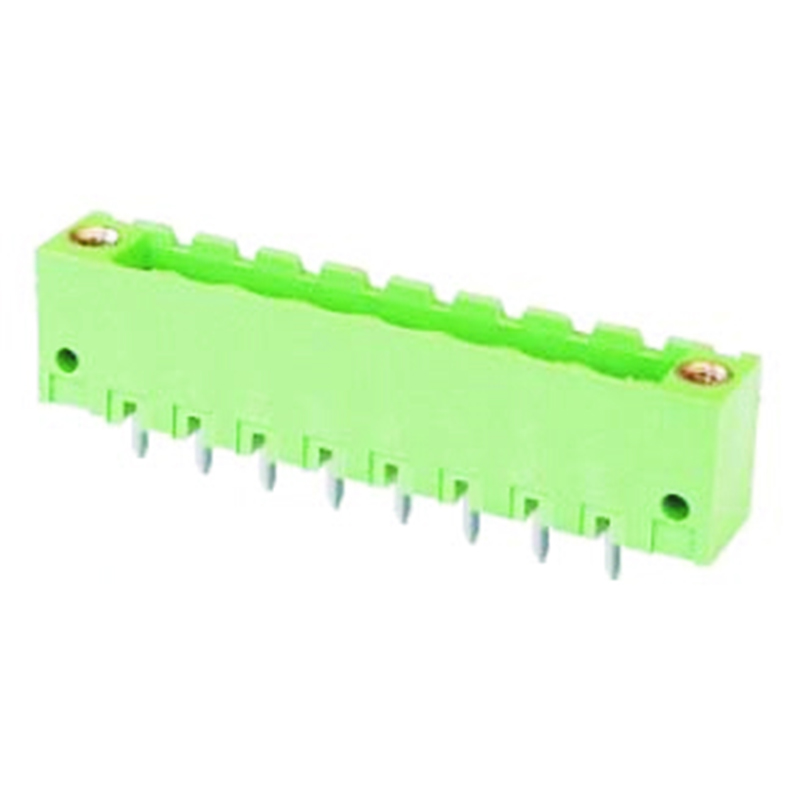 5.08mm Pluggable Terminal Blocks Straight Type Closed vertical With Flanges