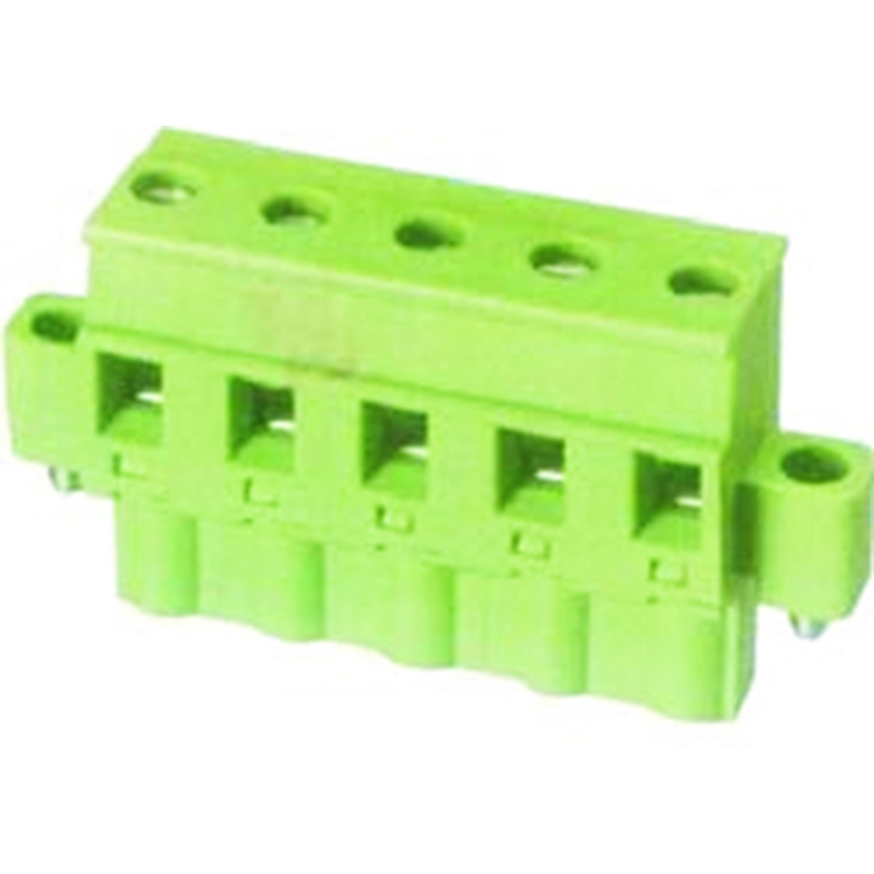 7.50mm Pluggable Terminal Blocks Female With Flange horizontal opposite direction line