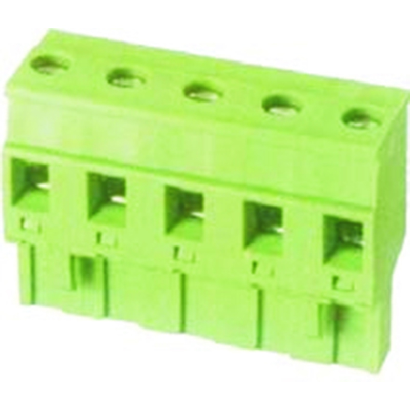 7.50mm Pluggable Terminal Blocks Female Without Flange horizontal forward direction line