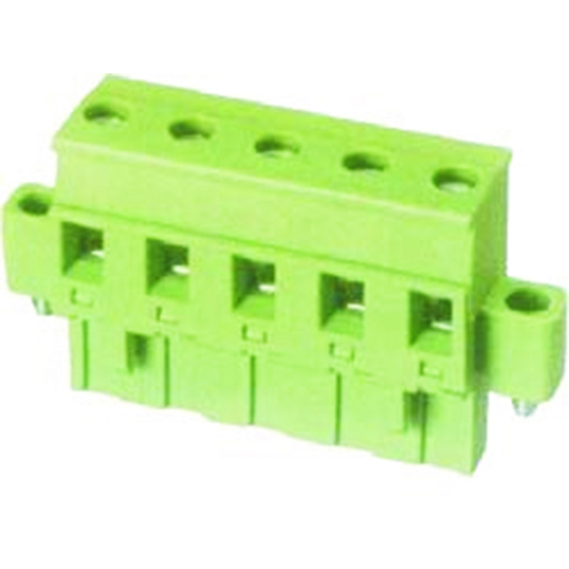 7.50mm Pluggable Terminal Blocks Female With Flange horizontal forward direction line