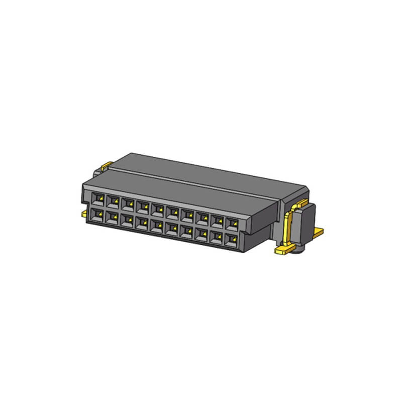 1.27mm SDC Female H=9.6  Right Angle  SMT Type