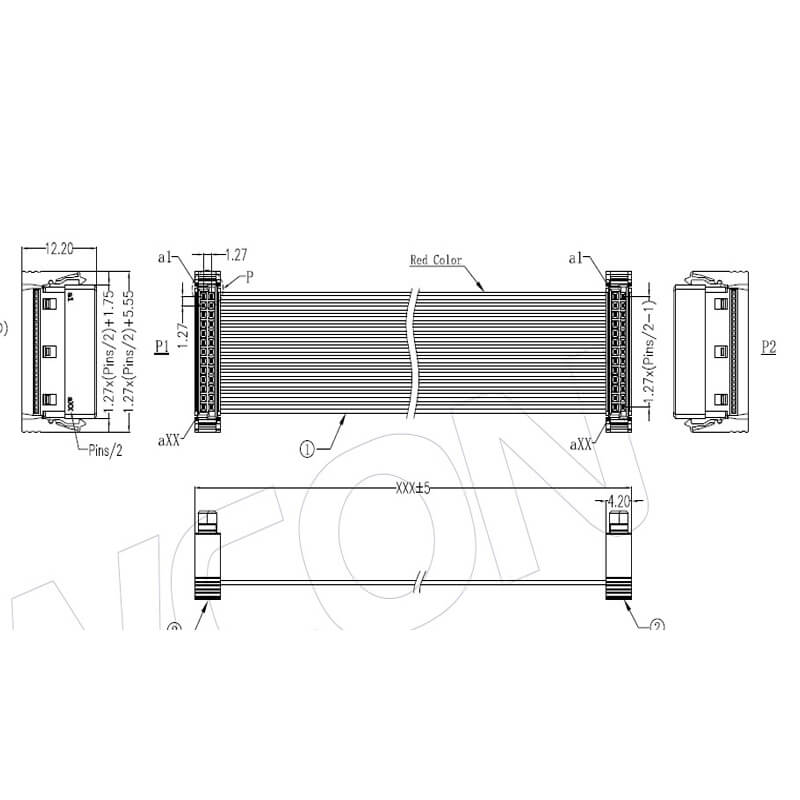 1.27mm SDC Flat Cable