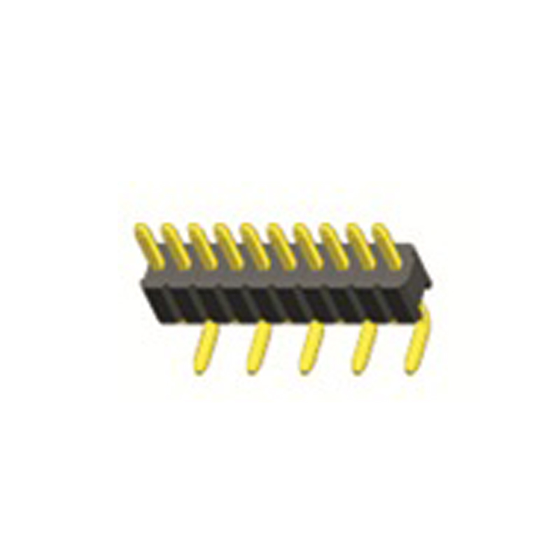 1.27mm Pin Header H=2.5 Single Row Right Angle Type