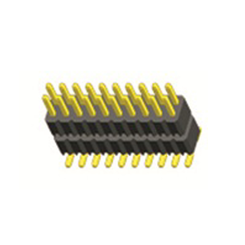 1.27mm Pin Header H=1.5 Dual Body Dual Row SMT Type