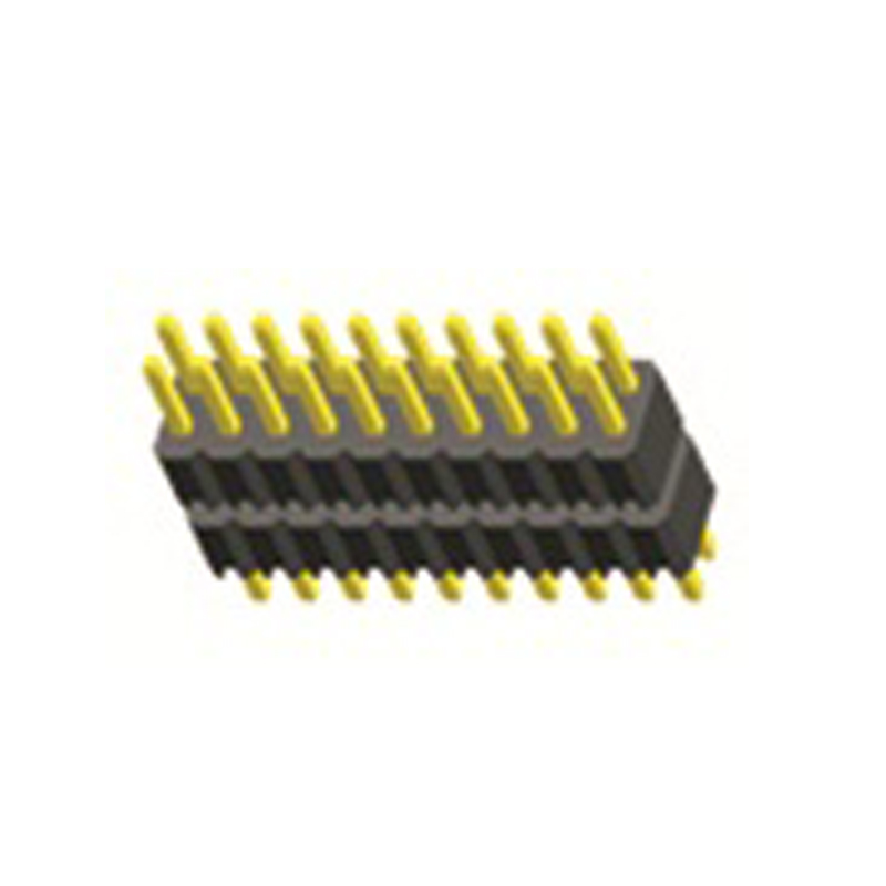 1.27mm Pin Header H=1.5 Dual body Dual Row Straight Type