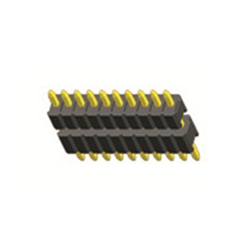 1.27mm Pin Header H=1.5 Dual body Single Row Straight Type