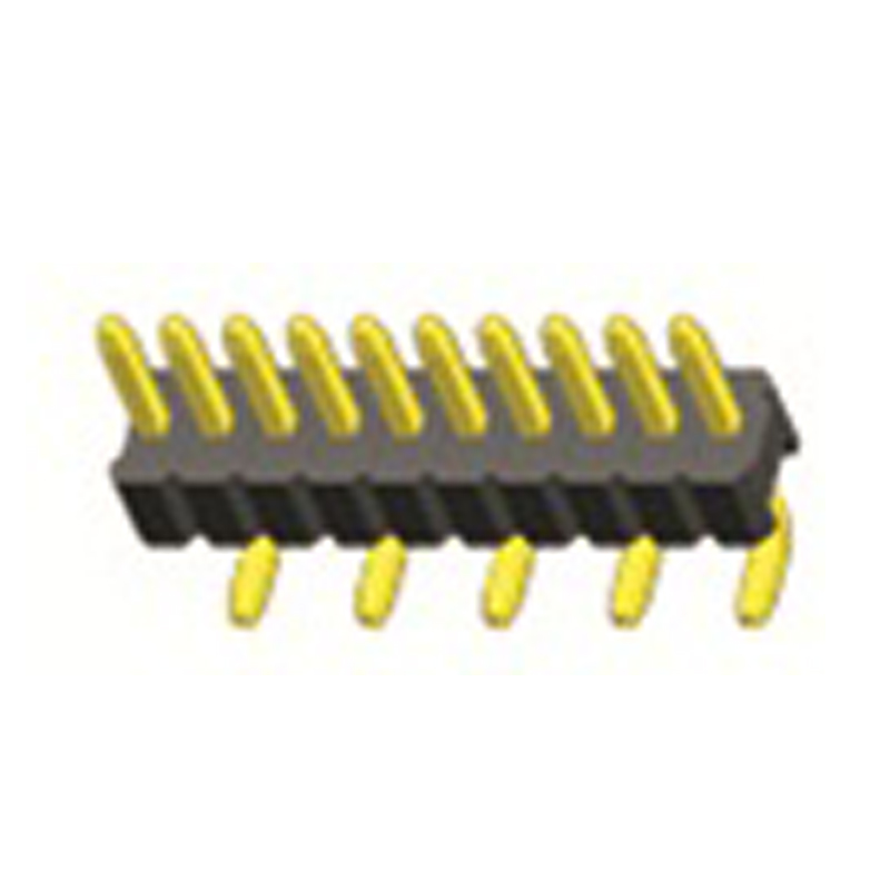 1.27mm Pin Header H=1.5 Single Row Right Angle Type