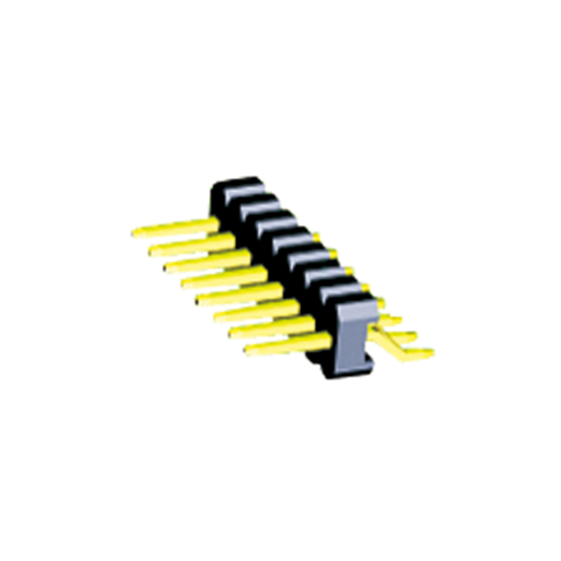 1.27mm Pin Header H=2.5 Single Row Right Angle SMT Type