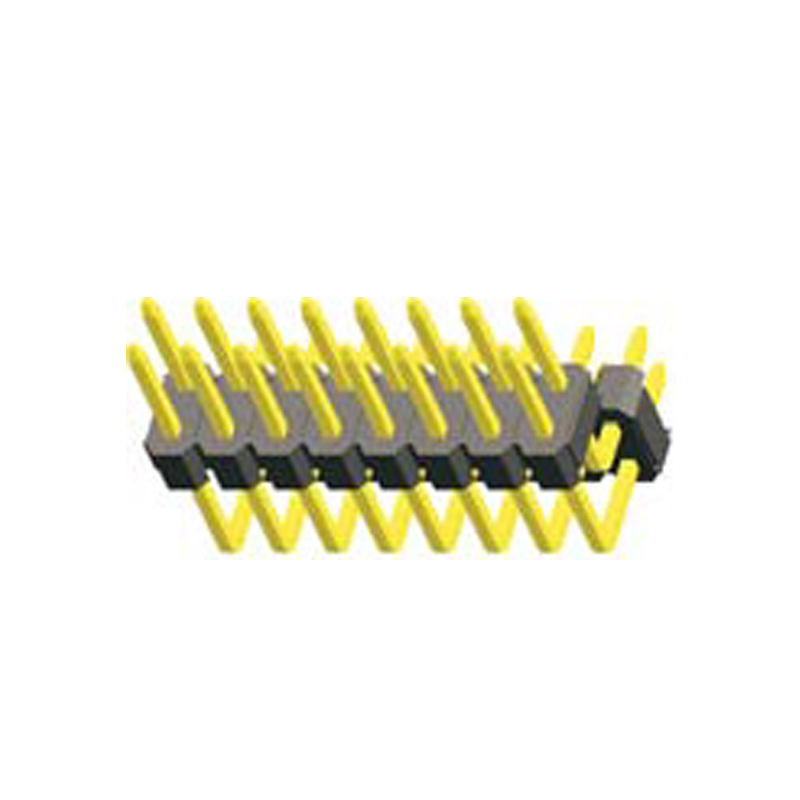 2.0mm Pin Header H=1.5 Double Row Right Angle Type