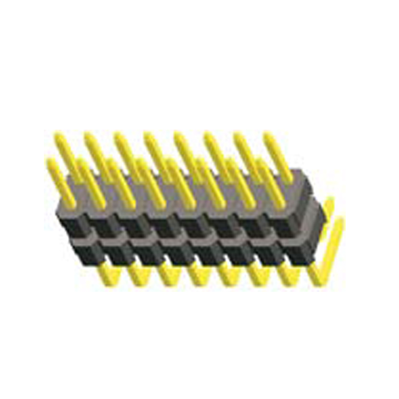 2.0mm Pin Header H=2.0 Double Row Right Angle Type